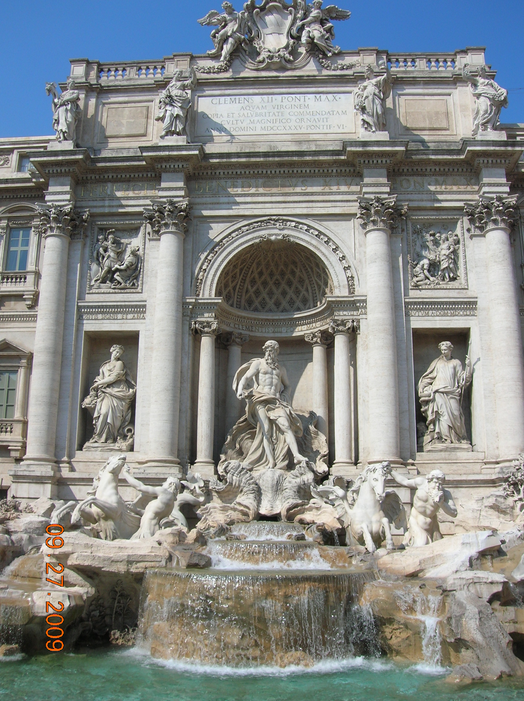 Trevi Fountain Rome Sept 2009